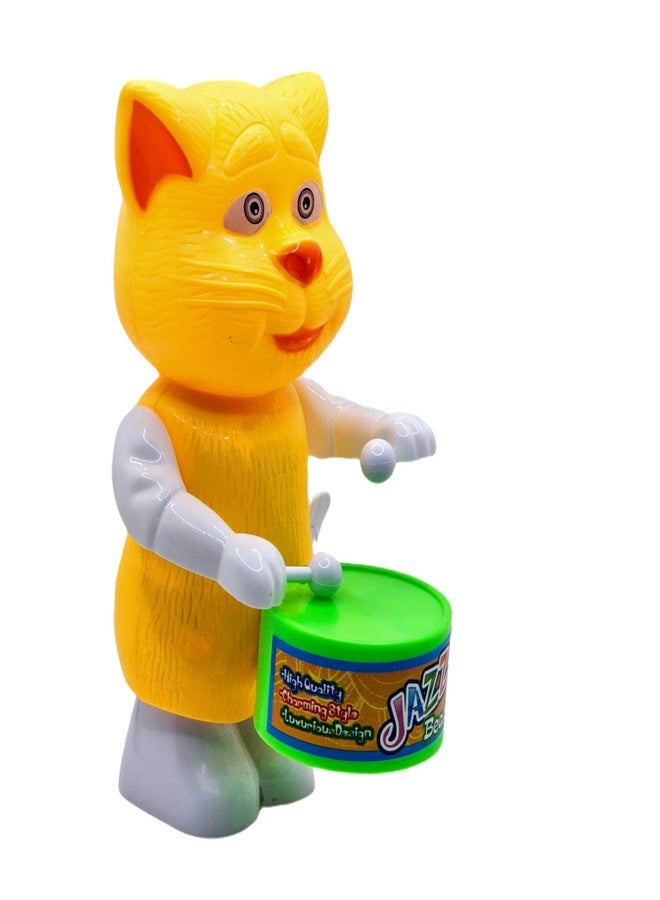 SSKR Cute Drummer Toy with Drumming and Dancing Action Musical Rattle Toys for Kids | Key-Operated Baby Rattle Toy Set for Infants - Image 1